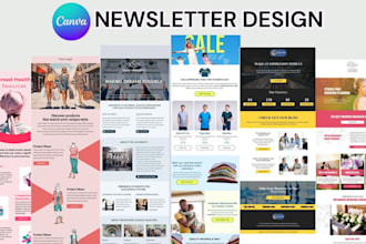 design canva newsletter redesign canva newsletter editable newsletter design