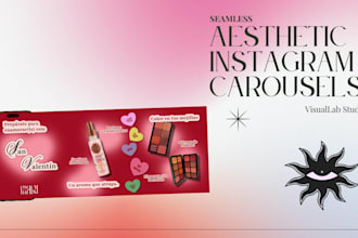 design aesthetic and seamless instagram carousels