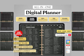 design a student digital planner for college and university to study smarter