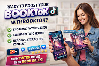 create viral booktok videos to promote your book