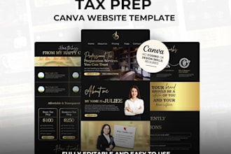 build wordpress professional tax, accounting website, finance