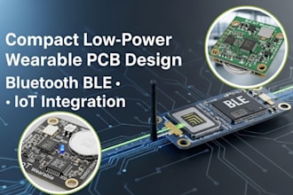 design compact low power wearable pcb with bluetooth ble and iot integration
