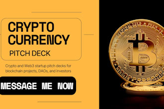 design crypto pitch deck web3 startup blockchain investor dao funding pitch deck