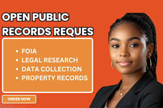 process foia and public records requests to get court and property document