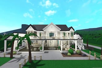 speedbuild detailed bloxburg house,roblox bloxburg, custom bloxburg builder