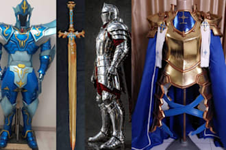 do 3d cosplay creation, eva foam cosplay, 3d wearable armor, printable cosplay