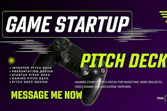 design gaming startup pitch deck investors web3 video game metaverse pitch deck
