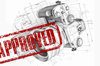 do patent drawing, including utility, design, patent drafting