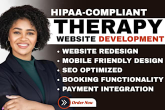design medical website, therapy website, mental, health wellness, telehealth