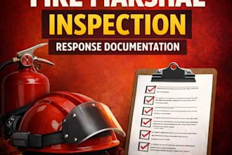 prepare fire marshal inspection response documentation