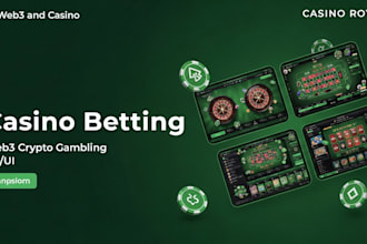 develop gamble website, sport app, crypto bet app, website, gamble site