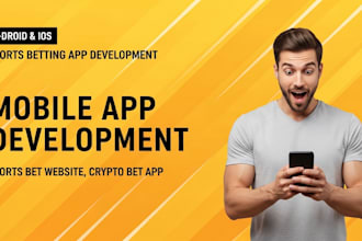 develop gamble website, sport app, crypto bet app, website, gamble site