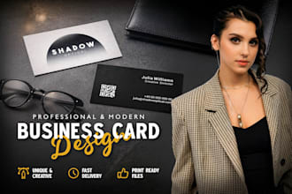 design modern print ready business cards