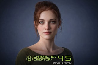 do character modeling, animation and rigging for reallusion iclone8, cc4, cc5