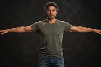 model, rig and animate 3d character modeling using reallusion, cc4, cc5, iclone8