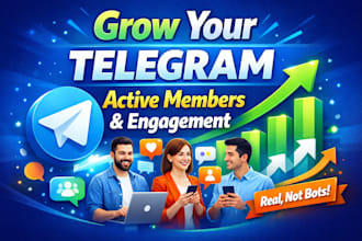 do telegram marketing to grow an active community