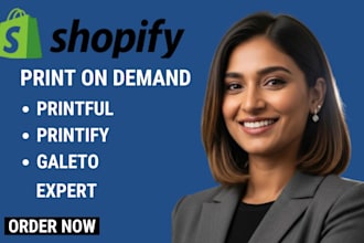 build high converting shopify print on demand stores