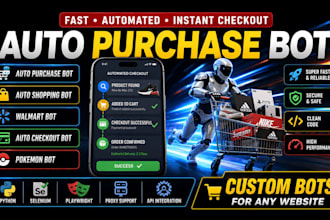 do pokemon bot auto purchase bot walmart bot shopping bot target bot