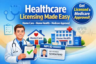 get your home care or home health agency licensed and medicare approved
