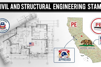 civil and structural engineering stamp california north carolina kansans idaho