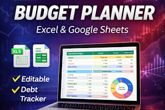 create a savings tracker and financial planning spreadsheet