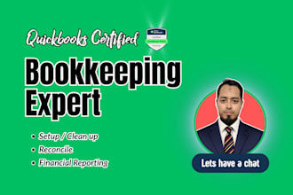 set up, clean up, and reconcile your quickbooks online professionally