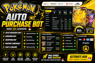 do auto purchase bot pokemon bot walmart bot auto buying bot target bot