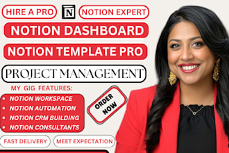 build custom notion CRM template notion dashboard website ghl automation expert
