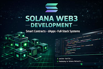 create custom solana blockchain applications and smart contracts