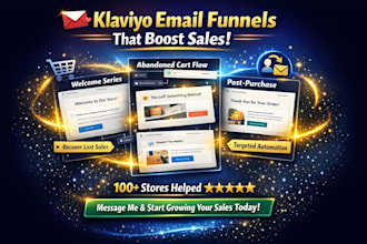klaviyo email funnels to improve ecommerce sales, engagement and retention