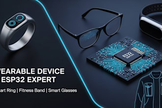 do wearable health device  smart ring, smart, glasses, band clothes,esp32 pcbs