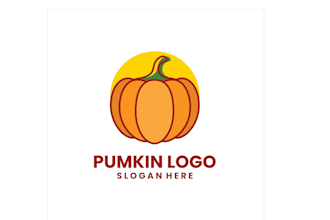 create professional and specially pumpkin logo design