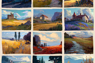create environment concept art