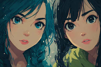 draw anime and manga character art or fan art