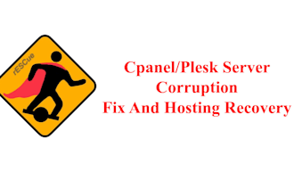 rescue corrupted plesk cpanel server