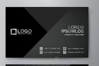 professional and modern business card for your brand