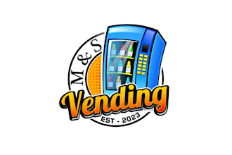 create high quality and beautiful vending machine logo design