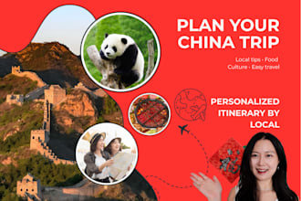 create a personalized china travel itinerary with local tips