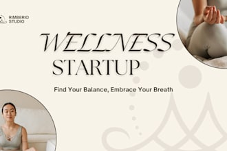 create wellness startup pitch deck investor deck fundraising strategy deck