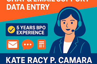 be your virtual assistant for admin and email tasks