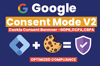 fix, set up google consent mode v2 , cookie consent banner
