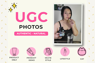 create ugc photos with your product