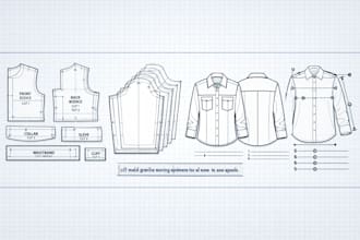 make graded sewing patterns for all sizes for your apparel