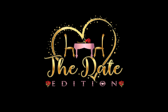 create graceful and fantastic dating logo design