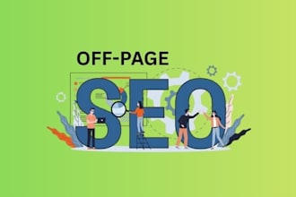 do off page SEO to build high quality backlinks