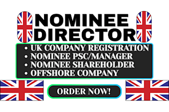 provide a professional UK nominee director for your UK ltd company