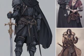 dnd character art and dnd character art