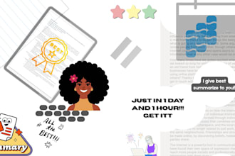do summarize just in 1 hour