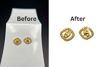 professionally edit jewelry product images