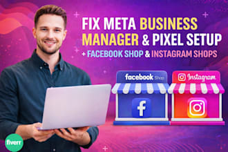 fix facebook business manager, ad account restrictions and meta pixel setup